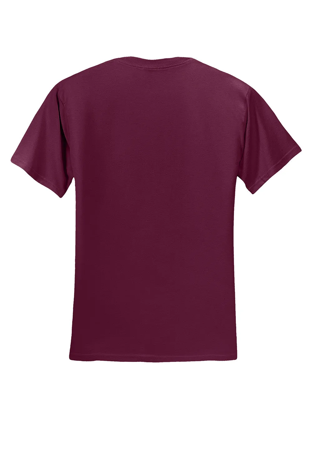 Jerzees Mens Dri-Power Moisture Wicking Short Sleeve Crewneck T-Shirt - Maroon