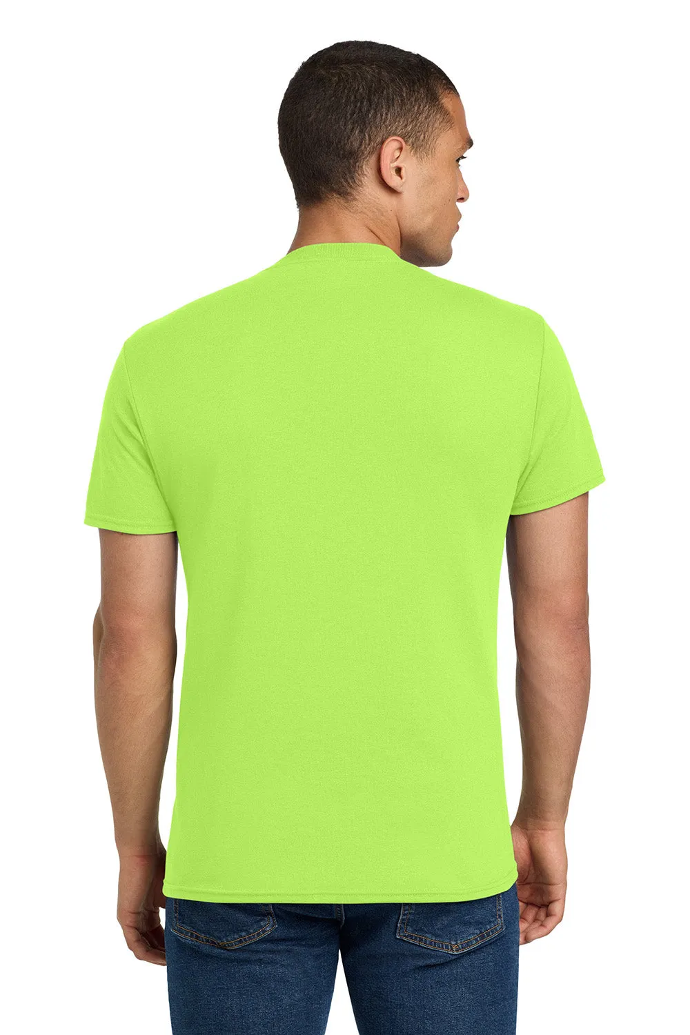 Jerzees Mens Dri-Power Moisture Wicking Short Sleeve Crewneck T-Shirt - Neon Green