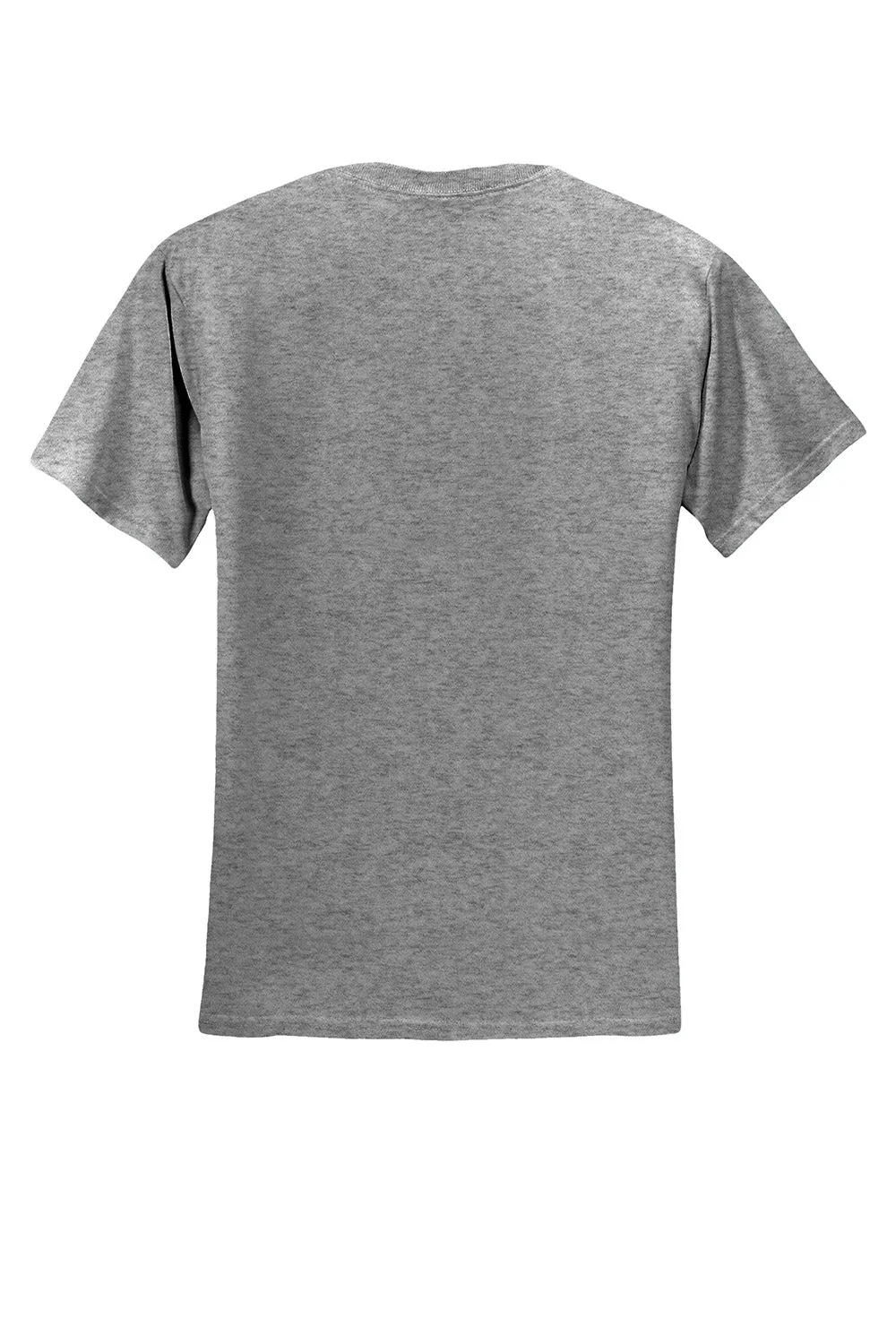 Jerzees Mens Dri-Power Moisture Wicking Short Sleeve Crewneck T-Shirt - Oxford Grey