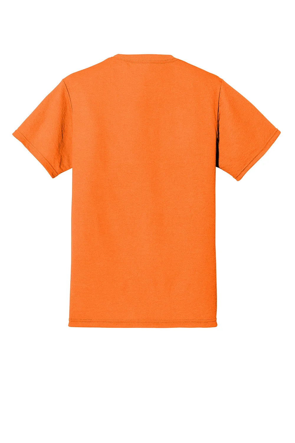 Jerzees Mens Dri-Power Moisture Wicking Short Sleeve Crewneck T-Shirt - Safety Orange