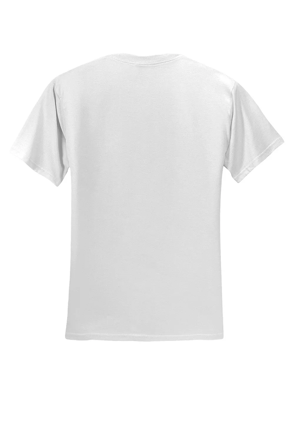 Jerzees Mens Dri-Power Moisture Wicking Short Sleeve Crewneck T-Shirt - White