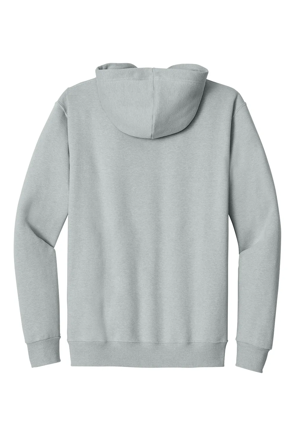 Jerzees Mens Eco Premium Moisture Wicking Hooded Sweatshirt Hoodie w/ Pouch Pocket - Heather Frost Grey