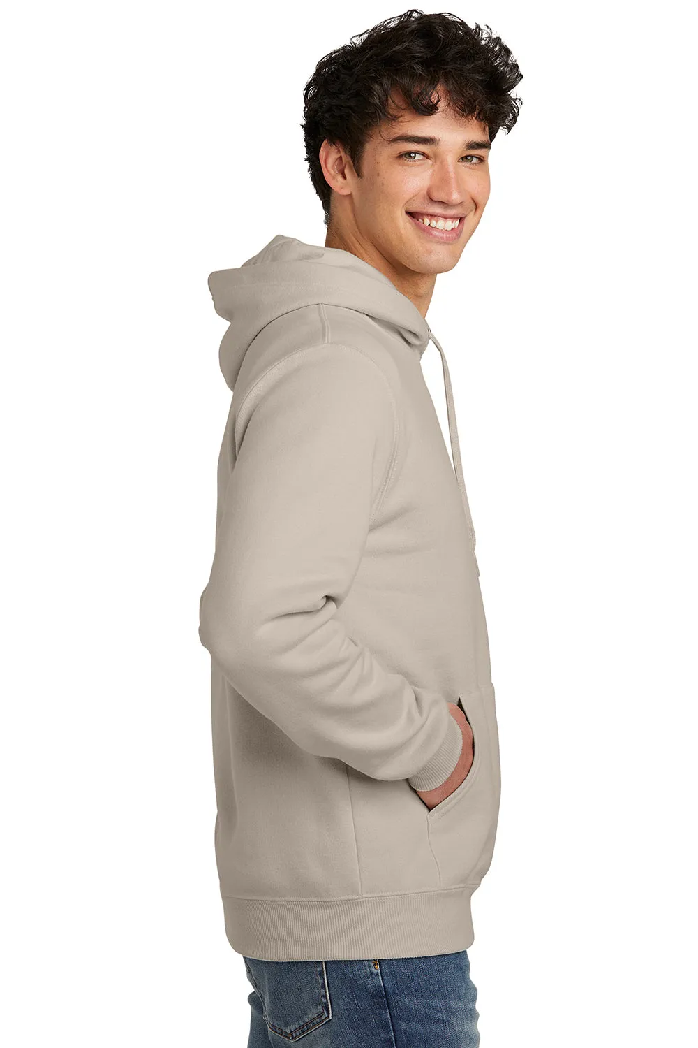 Jerzees Mens Eco Premium Moisture Wicking Hooded Sweatshirt Hoodie w/ Pouch Pocket - Putty