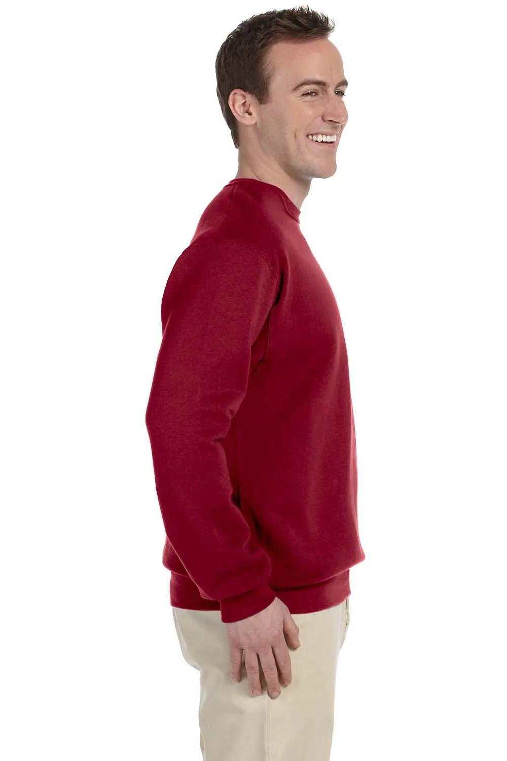 Jerzees Mens NuBlend Fleece Crewneck Sweatshirt - Cardinal Red