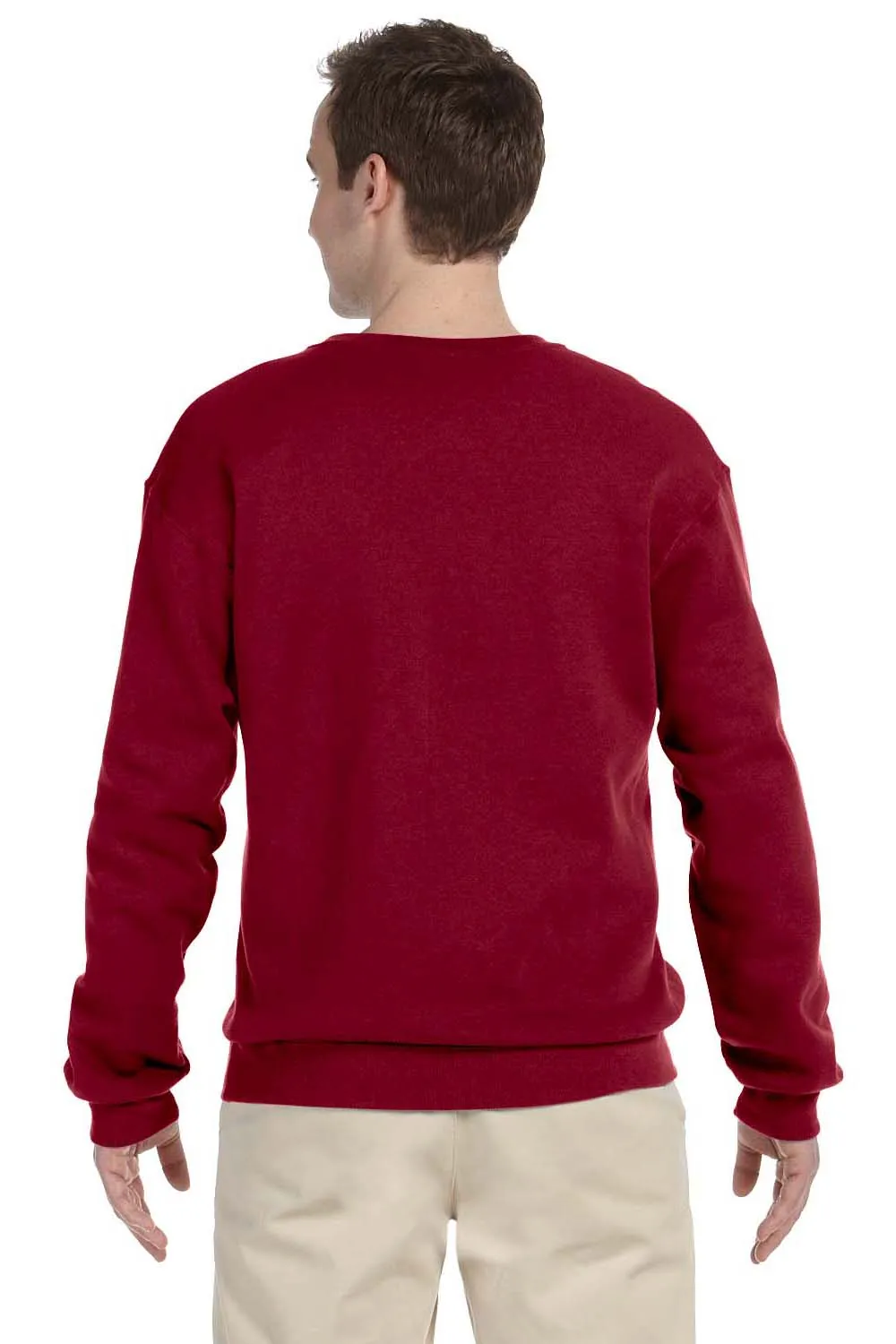 Jerzees Mens NuBlend Fleece Crewneck Sweatshirt - Cardinal Red