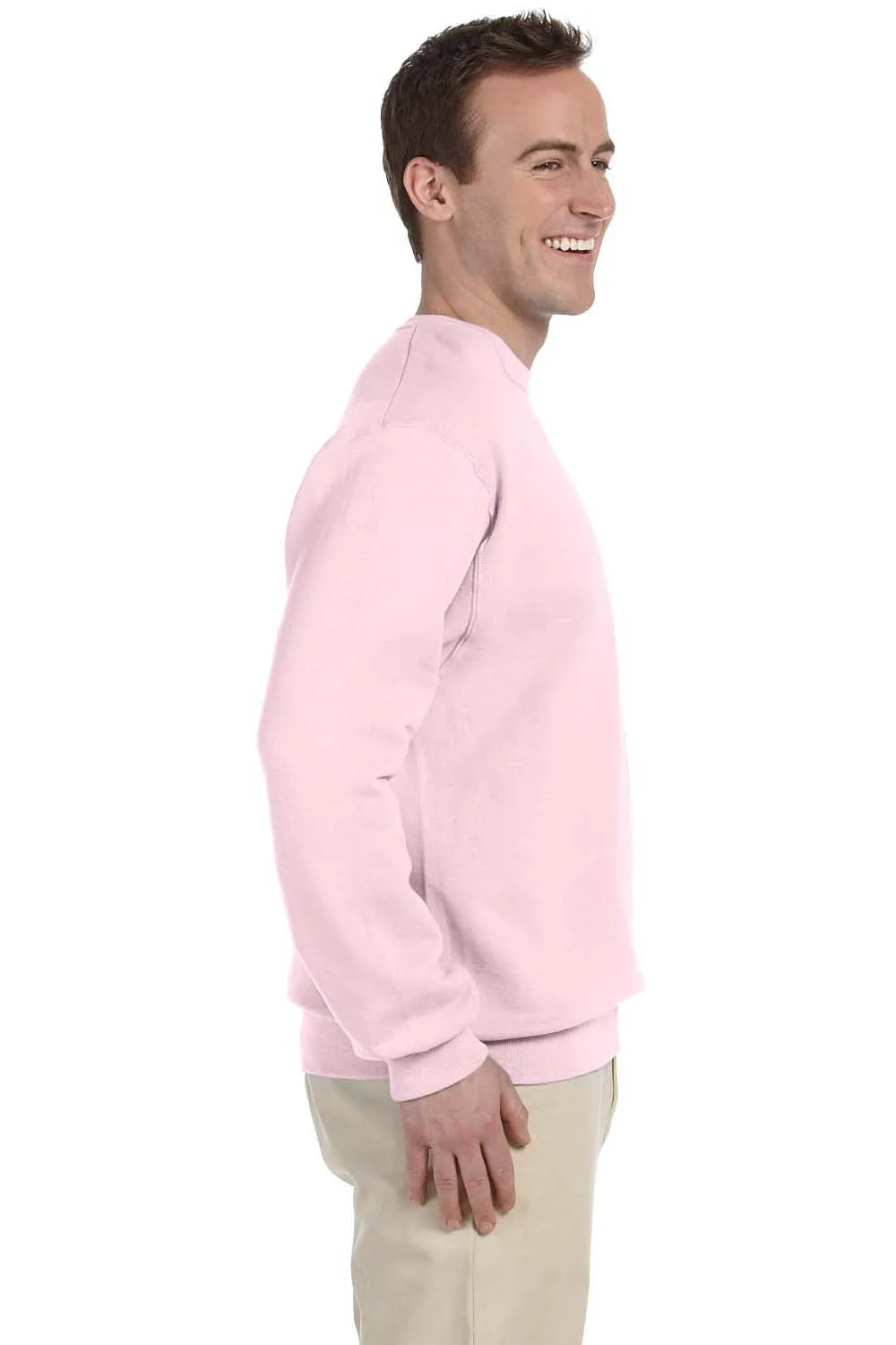 Jerzees Mens NuBlend Fleece Crewneck Sweatshirt - Classic Pink