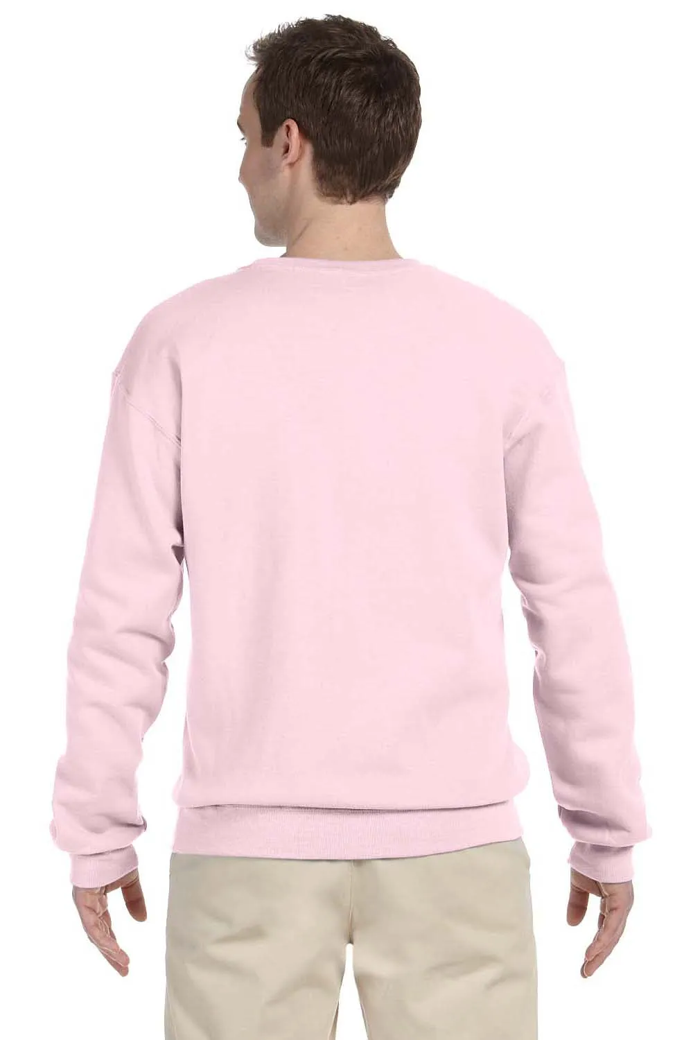 Jerzees Mens NuBlend Fleece Crewneck Sweatshirt - Classic Pink