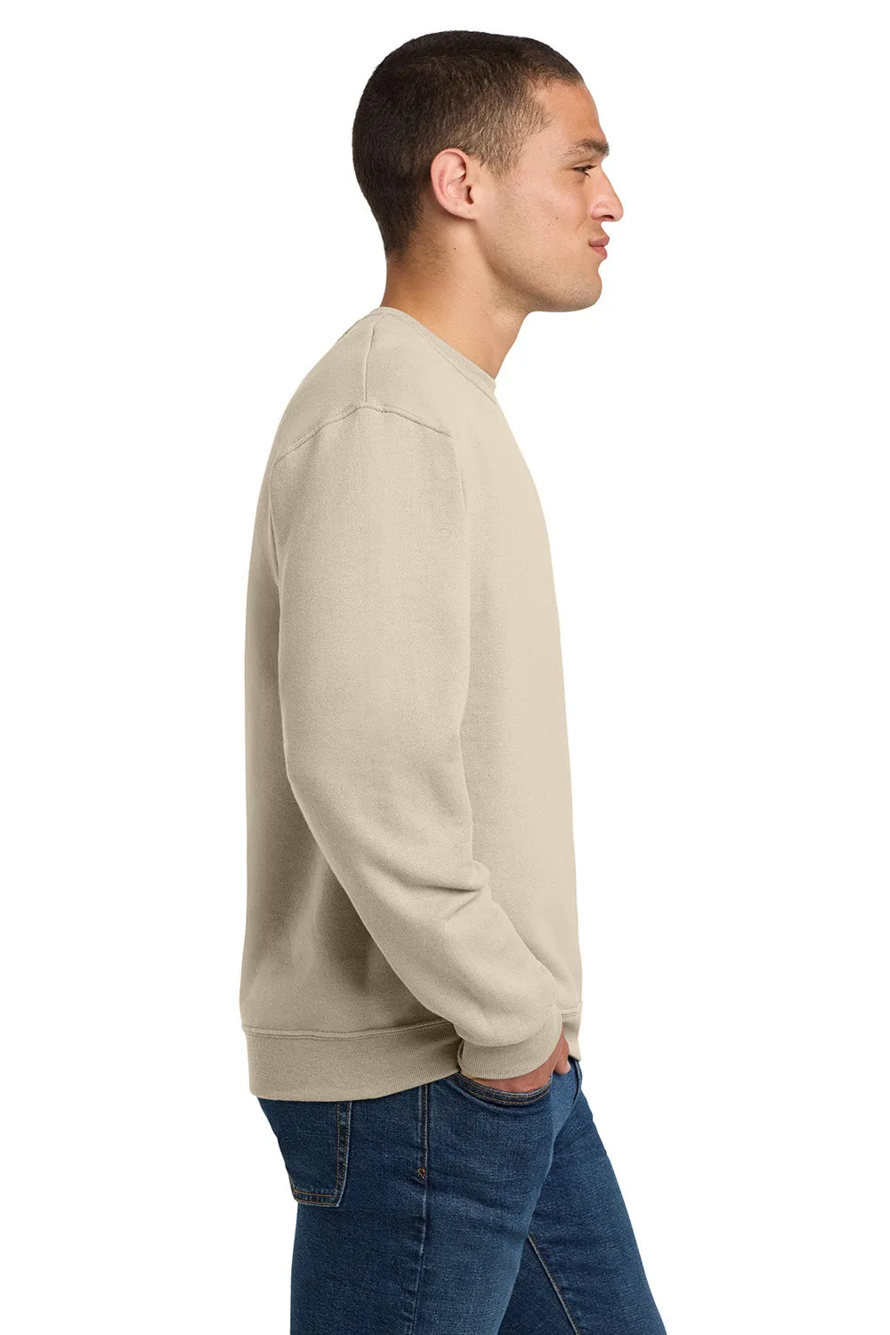 Jerzees Mens NuBlend Fleece Crewneck Sweatshirt - Heather Sweet Cream