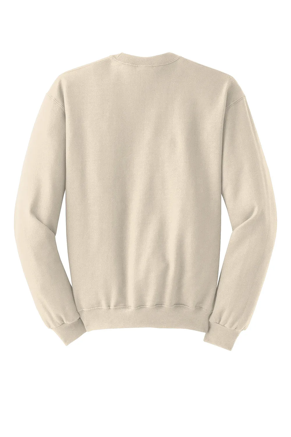 Jerzees Mens NuBlend Fleece Crewneck Sweatshirt - Heather Sweet Cream