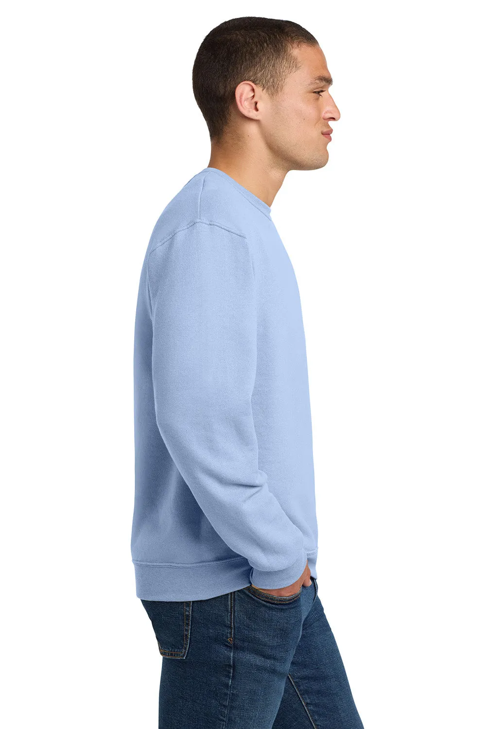 Jerzees Mens NuBlend Fleece Crewneck Sweatshirt - Light Blue