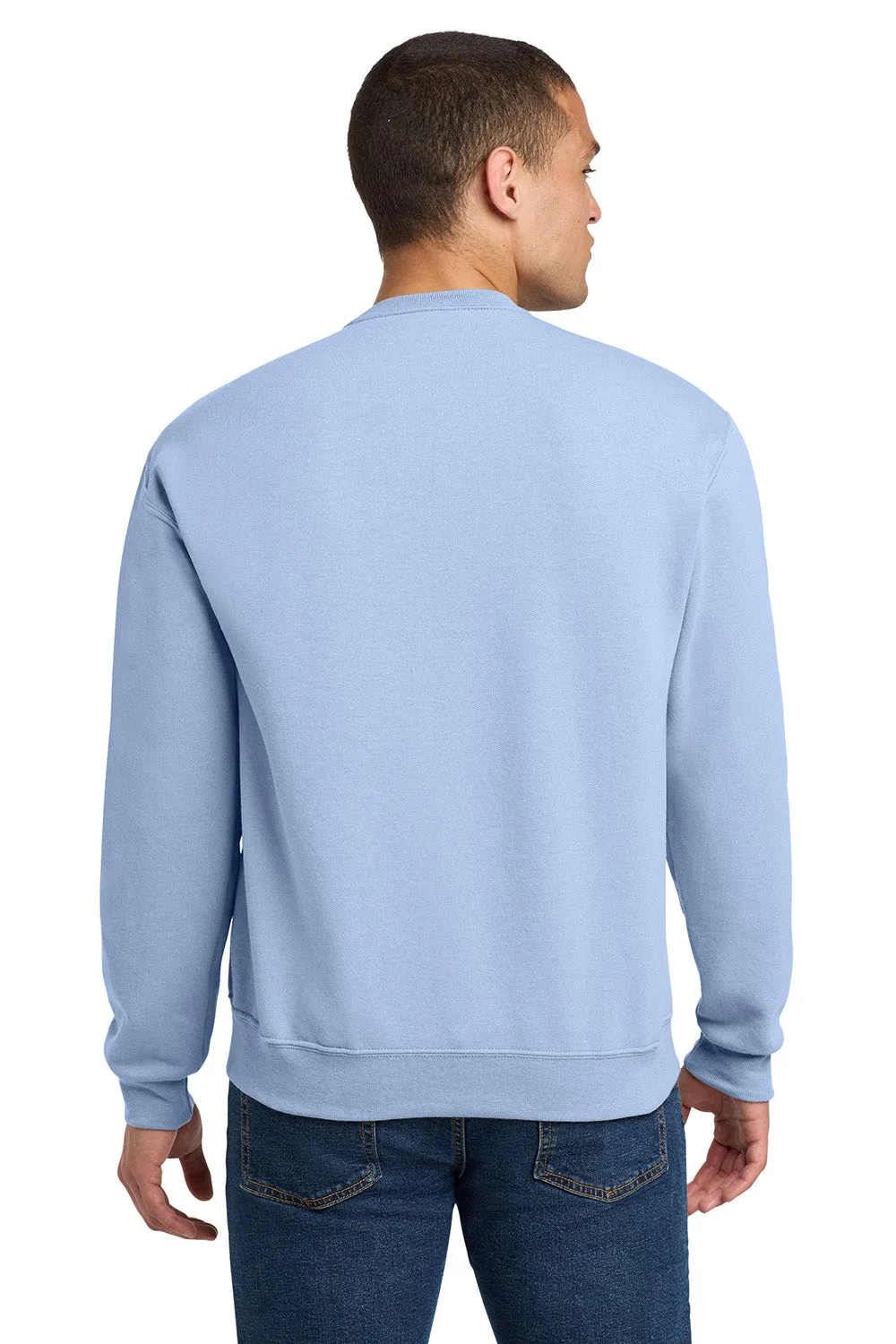 Jerzees Mens NuBlend Fleece Crewneck Sweatshirt - Light Blue