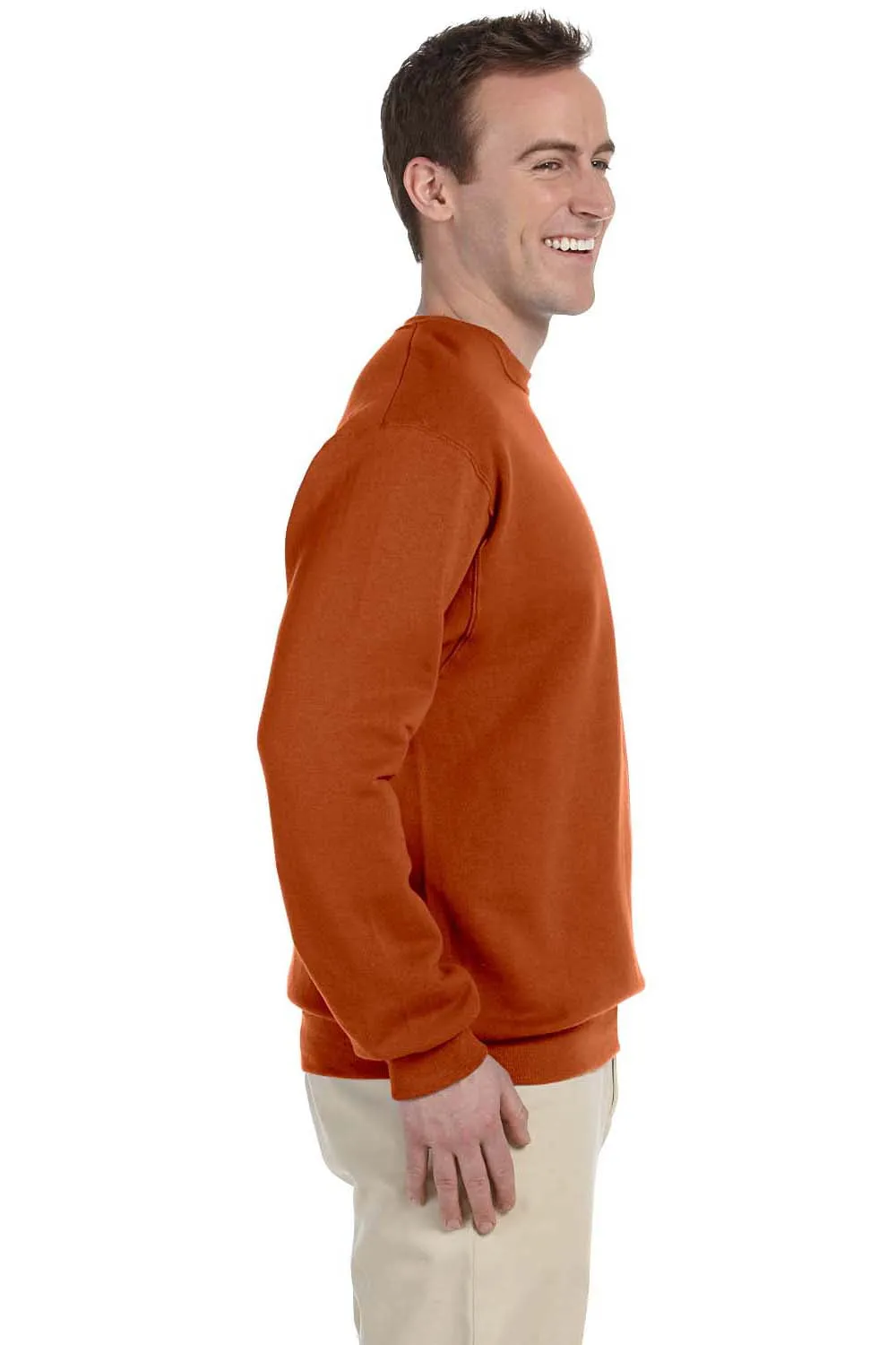 Jerzees Mens NuBlend Fleece Crewneck Sweatshirt - Texas Orange