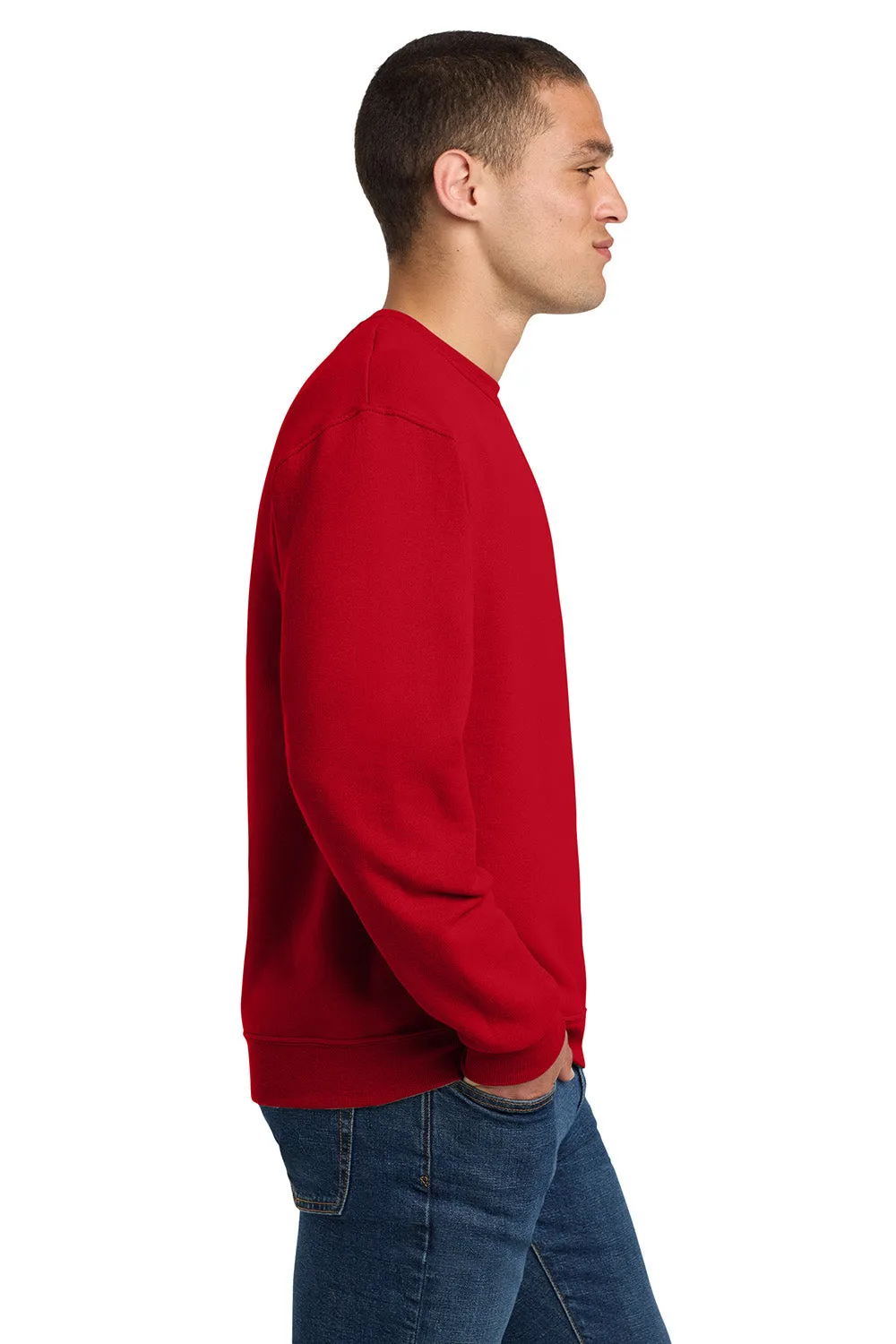 Jerzees Mens NuBlend Fleece Crewneck Sweatshirt - True Red