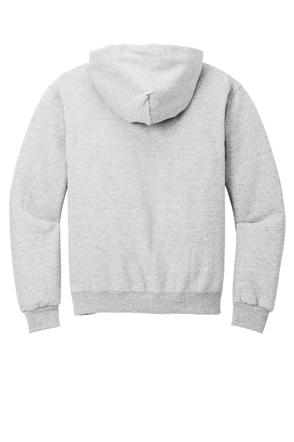 Jerzees Mens NuBlend Pill Resistant Fleece Hooded Sweatshirt Hoodie w/ Pouch Pocket - Ash Grey