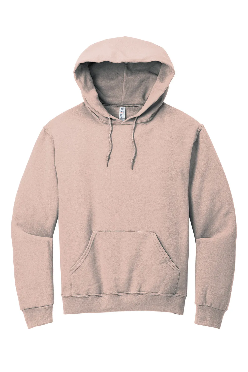 Jerzees Mens NuBlend Pill Resistant Fleece Hooded Sweatshirt Hoodie w/ Pouch Pocket - Blush Pink