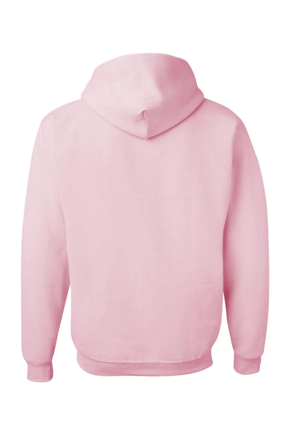 Jerzees Mens NuBlend Pill Resistant Fleece Hooded Sweatshirt Hoodie w/ Pouch Pocket - Classic Pink