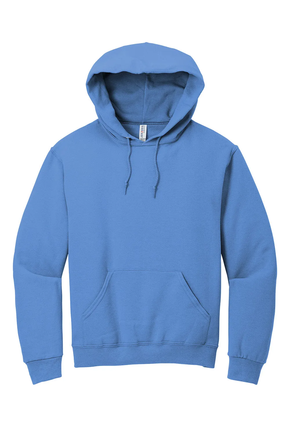 Jerzees Mens NuBlend Pill Resistant Fleece Hooded Sweatshirt Hoodie w/ Pouch Pocket - Columbia Blue