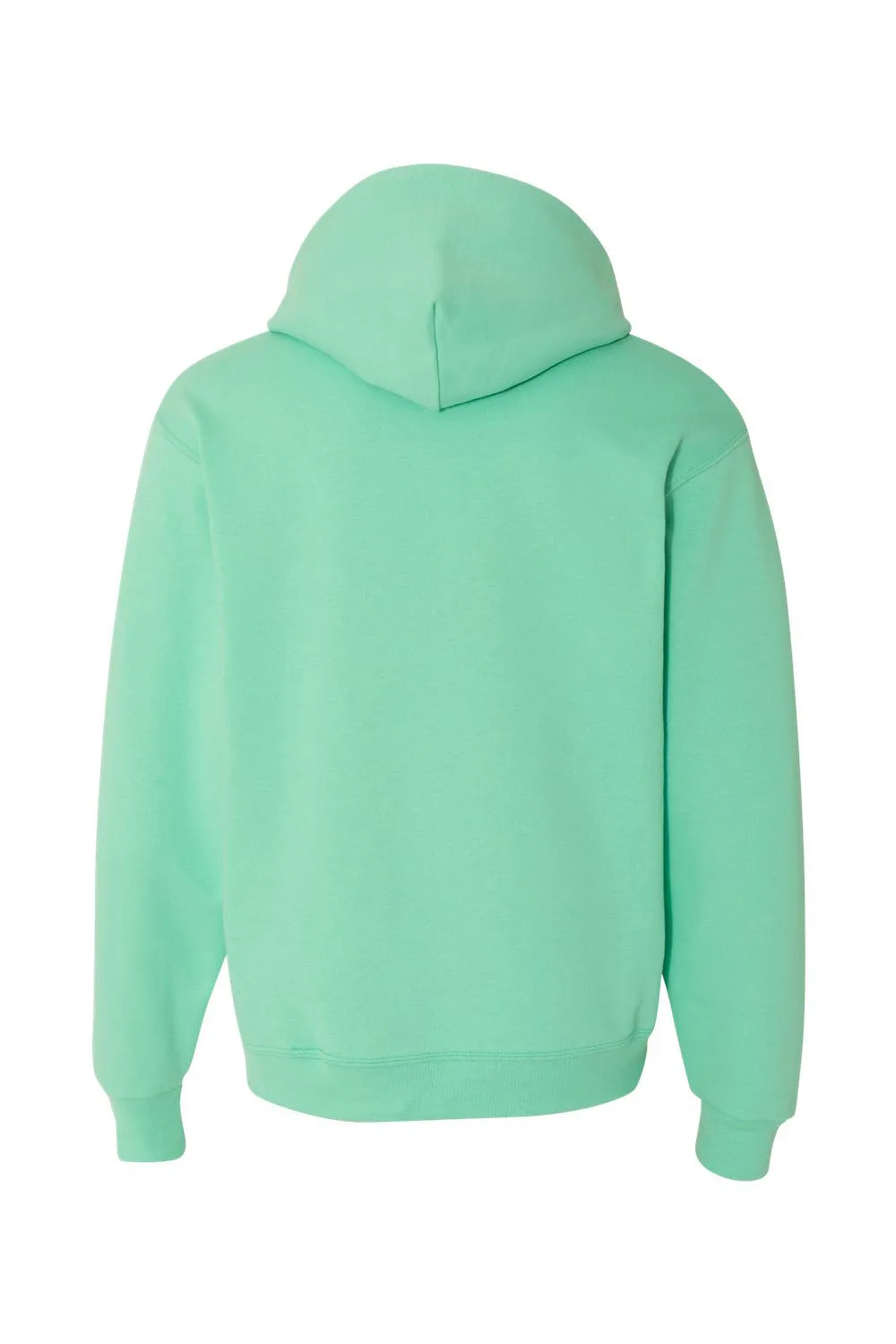 Jerzees Mens NuBlend Pill Resistant Fleece Hooded Sweatshirt Hoodie w/ Pouch Pocket - Mint Green