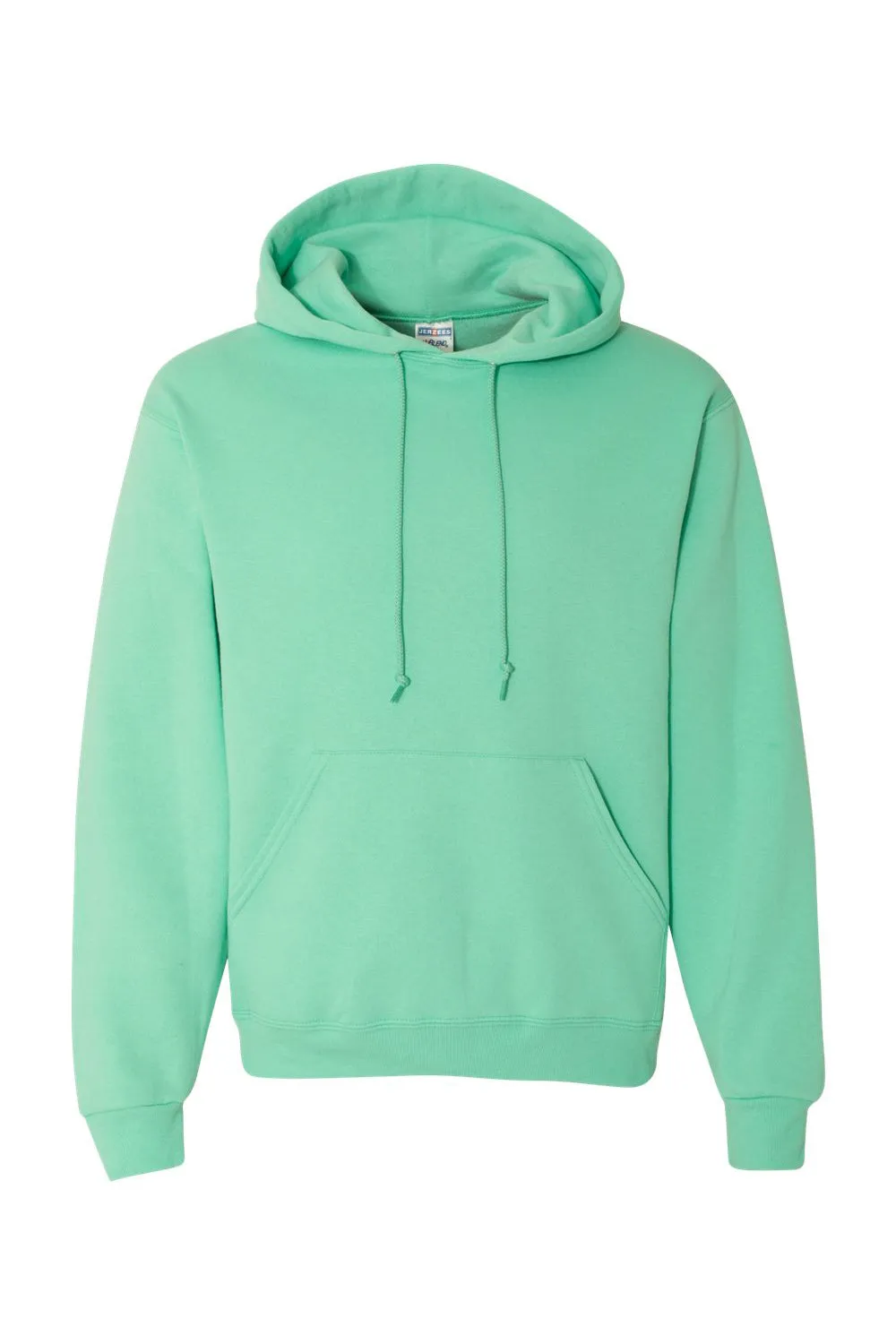 Jerzees Mens NuBlend Pill Resistant Fleece Hooded Sweatshirt Hoodie w/ Pouch Pocket - Mint Green
