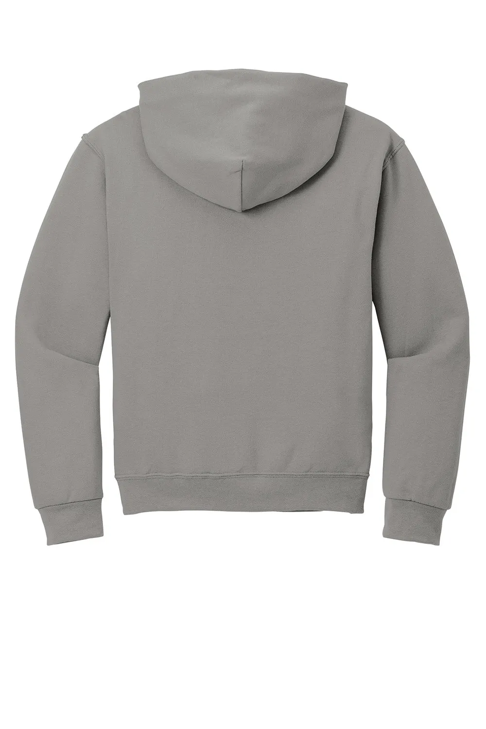 Jerzees Mens NuBlend Pill Resistant Fleece Hooded Sweatshirt Hoodie w/ Pouch Pocket - Rock Grey