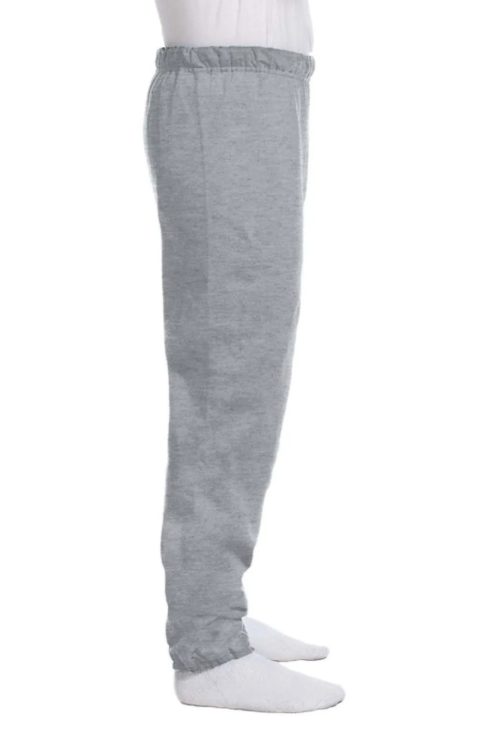 Jerzees Mens NuBlend Pill Resistant Fleece Sweatpants - Heather Grey