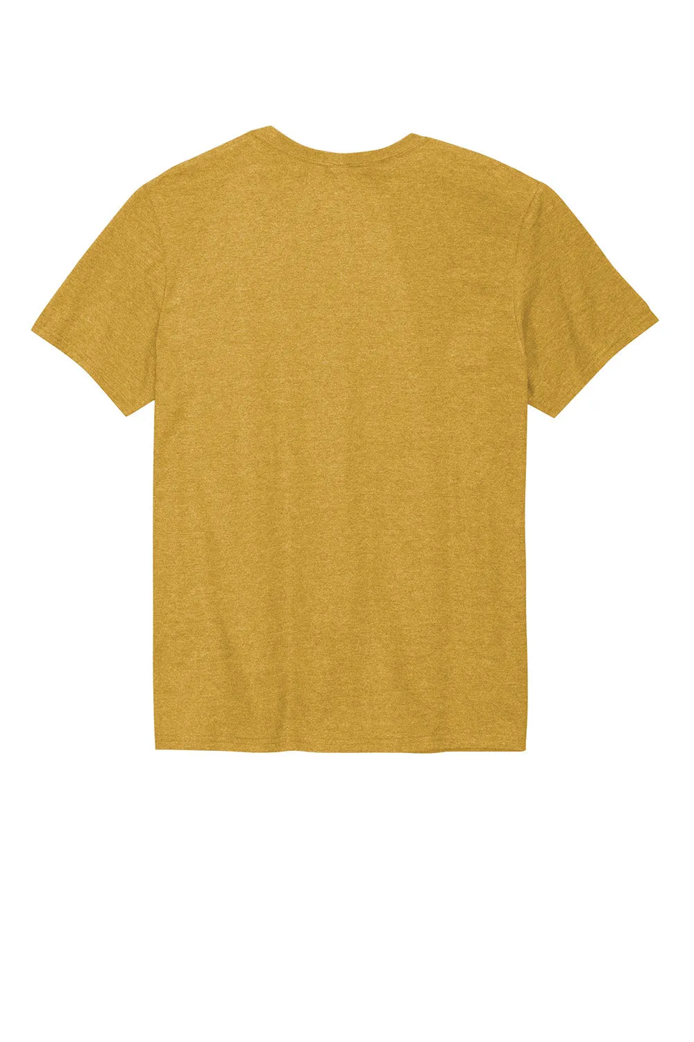 Jerzees Mens Premium Blend Moisture Wicking Short Sleeve Crewneck T-Shirt - Heather Mustard Yellow