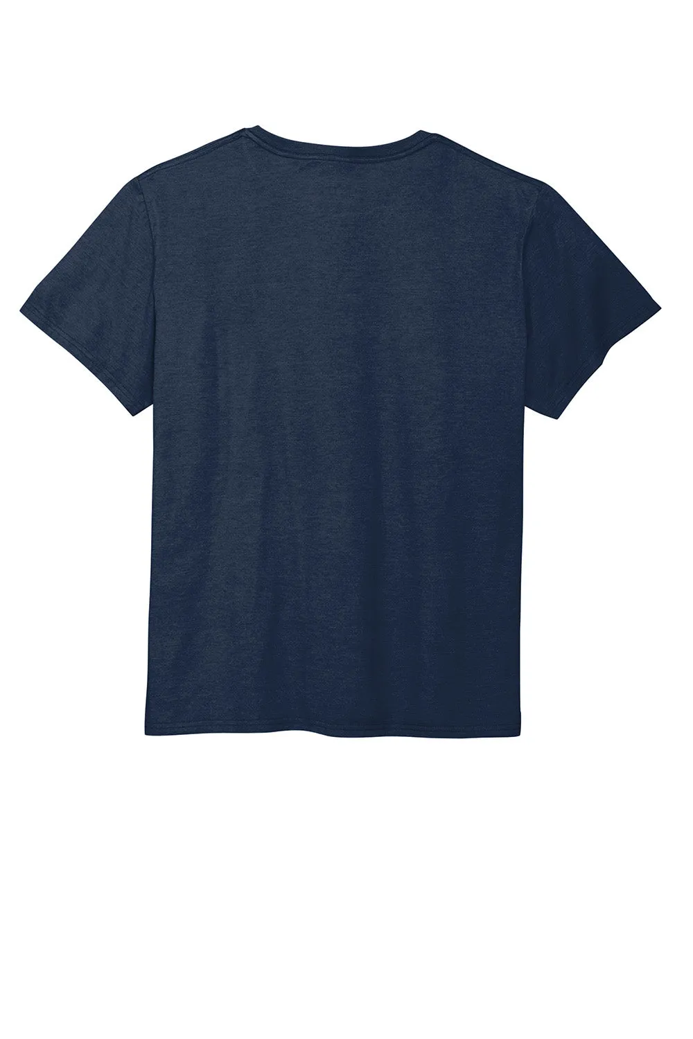 Jerzees Mens Premium Blend Moisture Wicking Short Sleeve Crewneck T-Shirt - Navy Blue