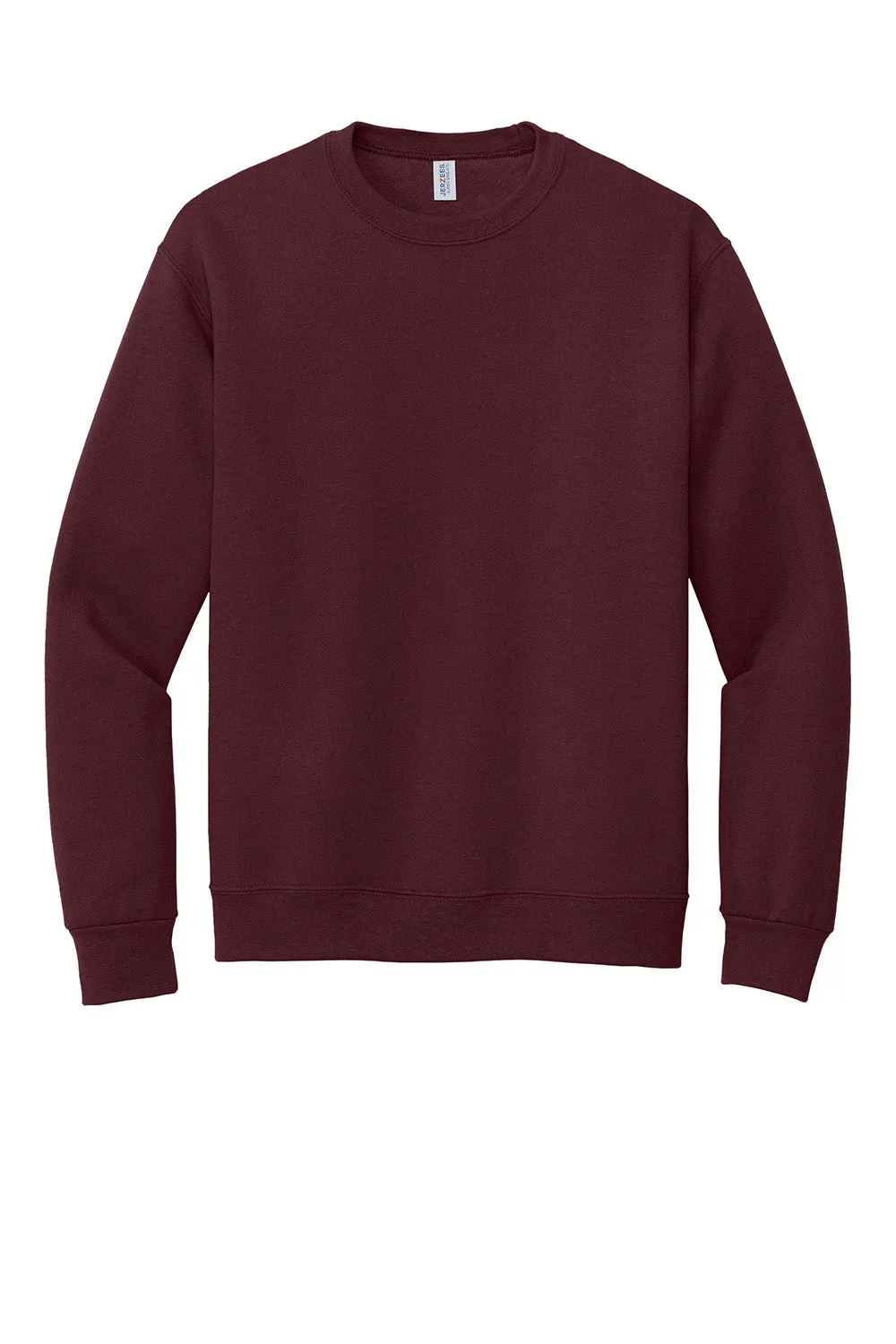 Jerzees Mens Super Sweats NuBlend Pill Resistant Fleece Crewneck Sweatshirt - Maroon