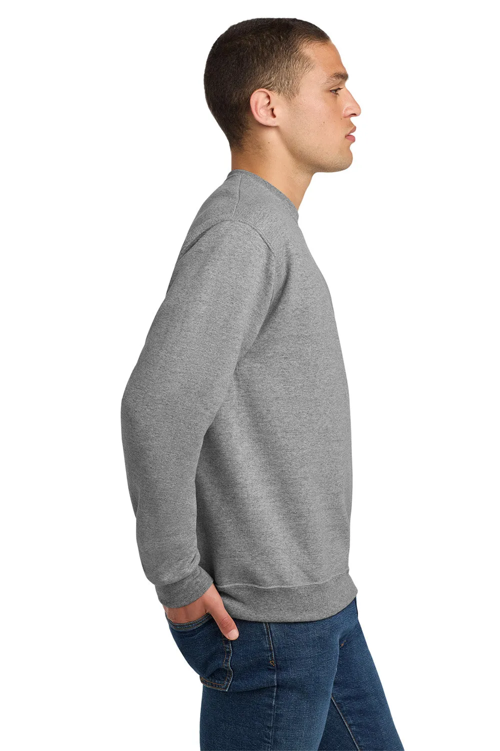 Jerzees Mens Super Sweats NuBlend Pill Resistant Fleece Crewneck Sweatshirt - Oxford Grey