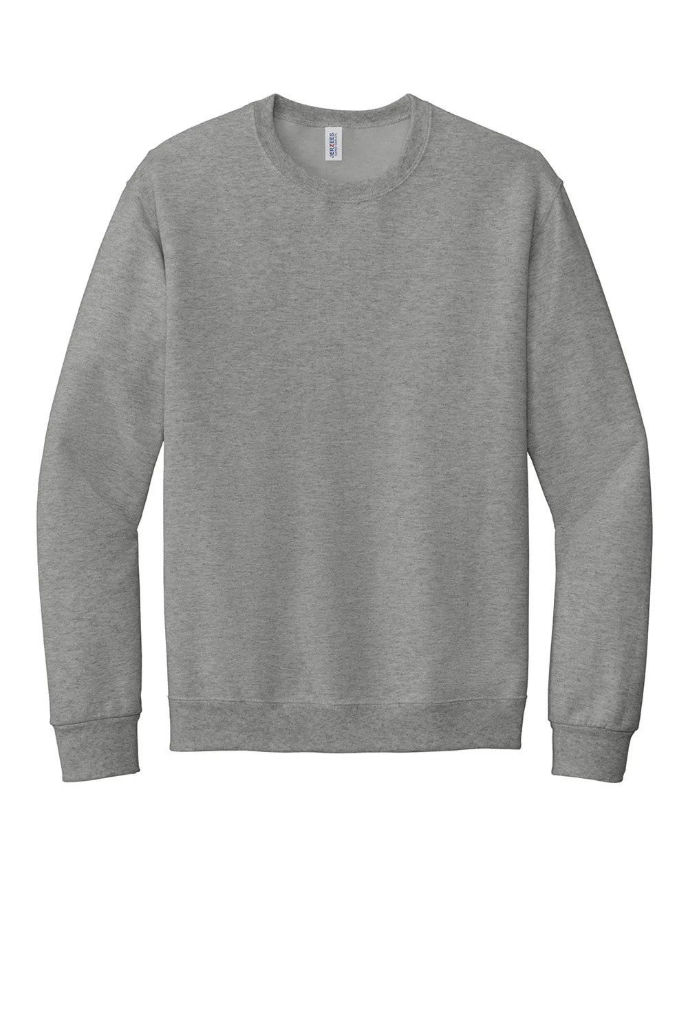 Jerzees Mens Super Sweats NuBlend Pill Resistant Fleece Crewneck Sweatshirt - Oxford Grey