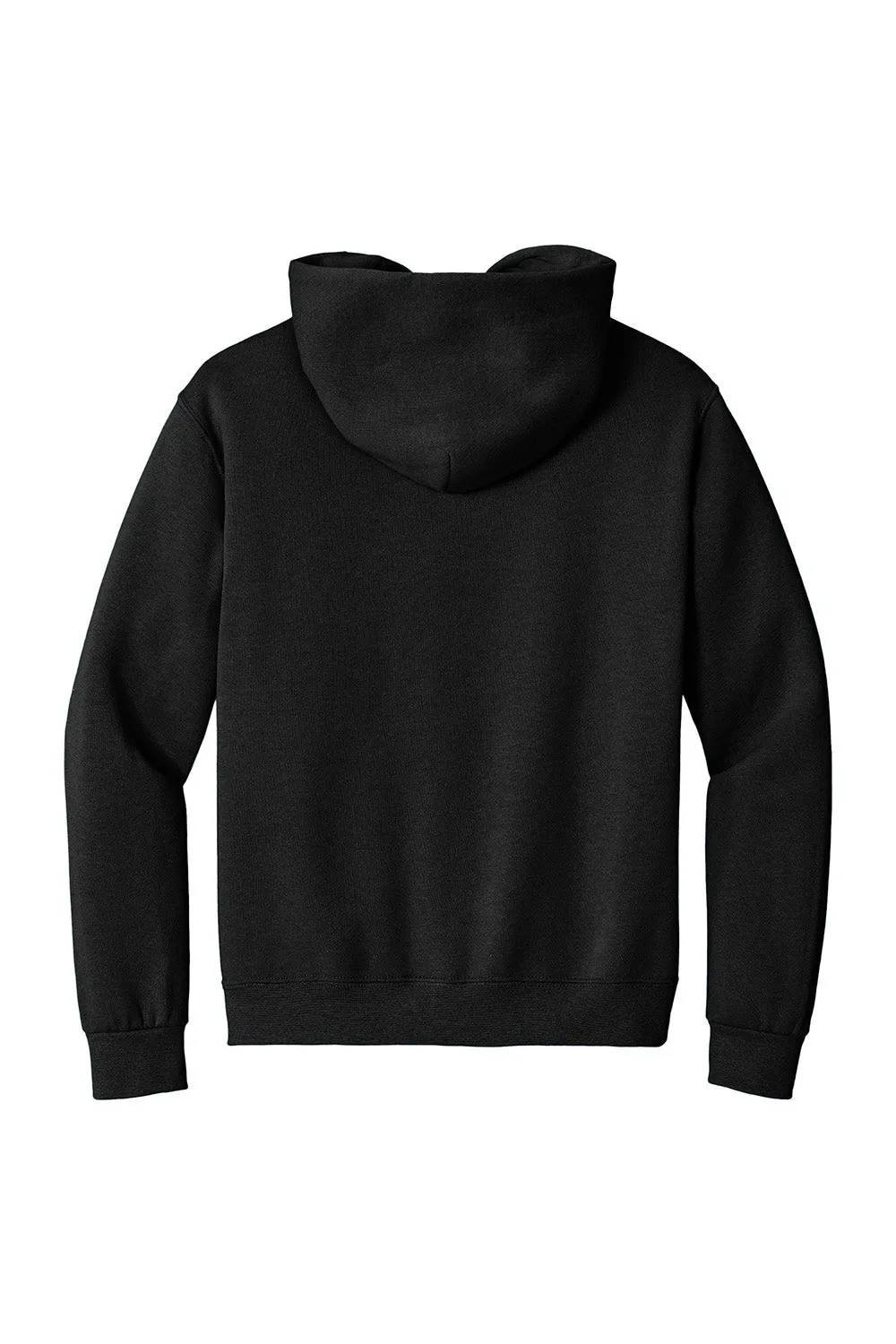 Jerzees Mens Super Sweats NuBlend Pill Resistant Fleece Hooded Sweatshirt Hoodie w/ Pouch Pocket - Black