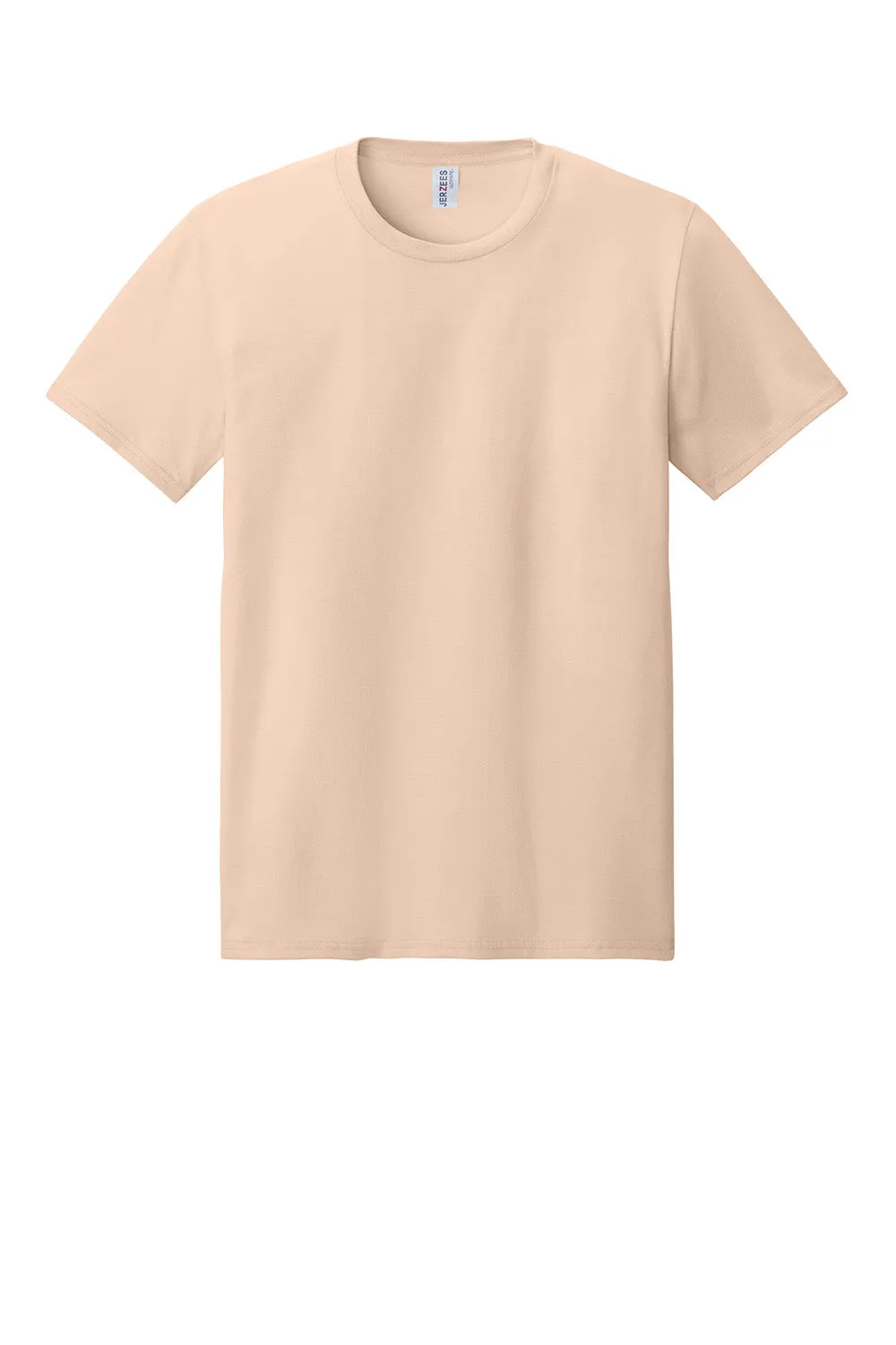 Jerzees Mens Ultimate Short Sleeve Crewneck T-Shirt - Blush Pink