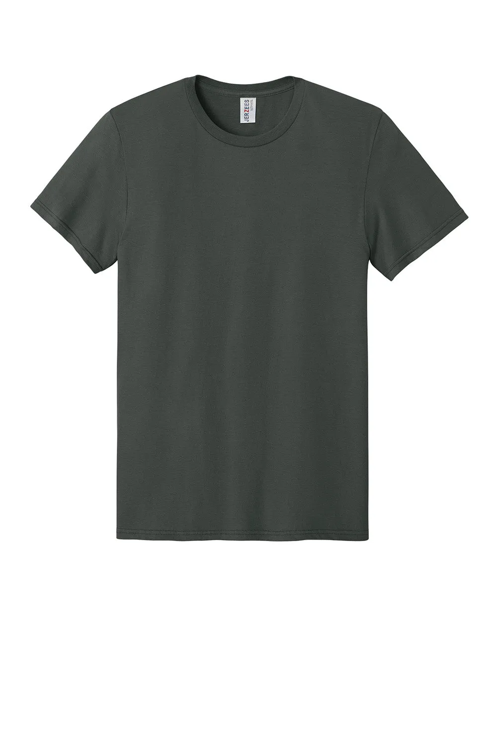 Jerzees Mens Ultimate Short Sleeve Crewneck T-Shirt - Charcoal Grey
