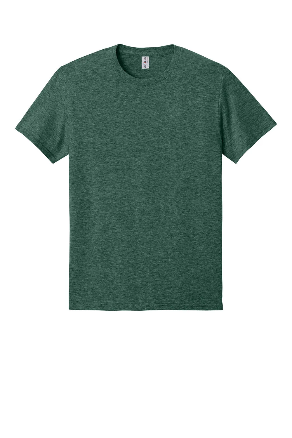Jerzees Mens Ultimate Short Sleeve Crewneck T-Shirt - Heather Forest Green