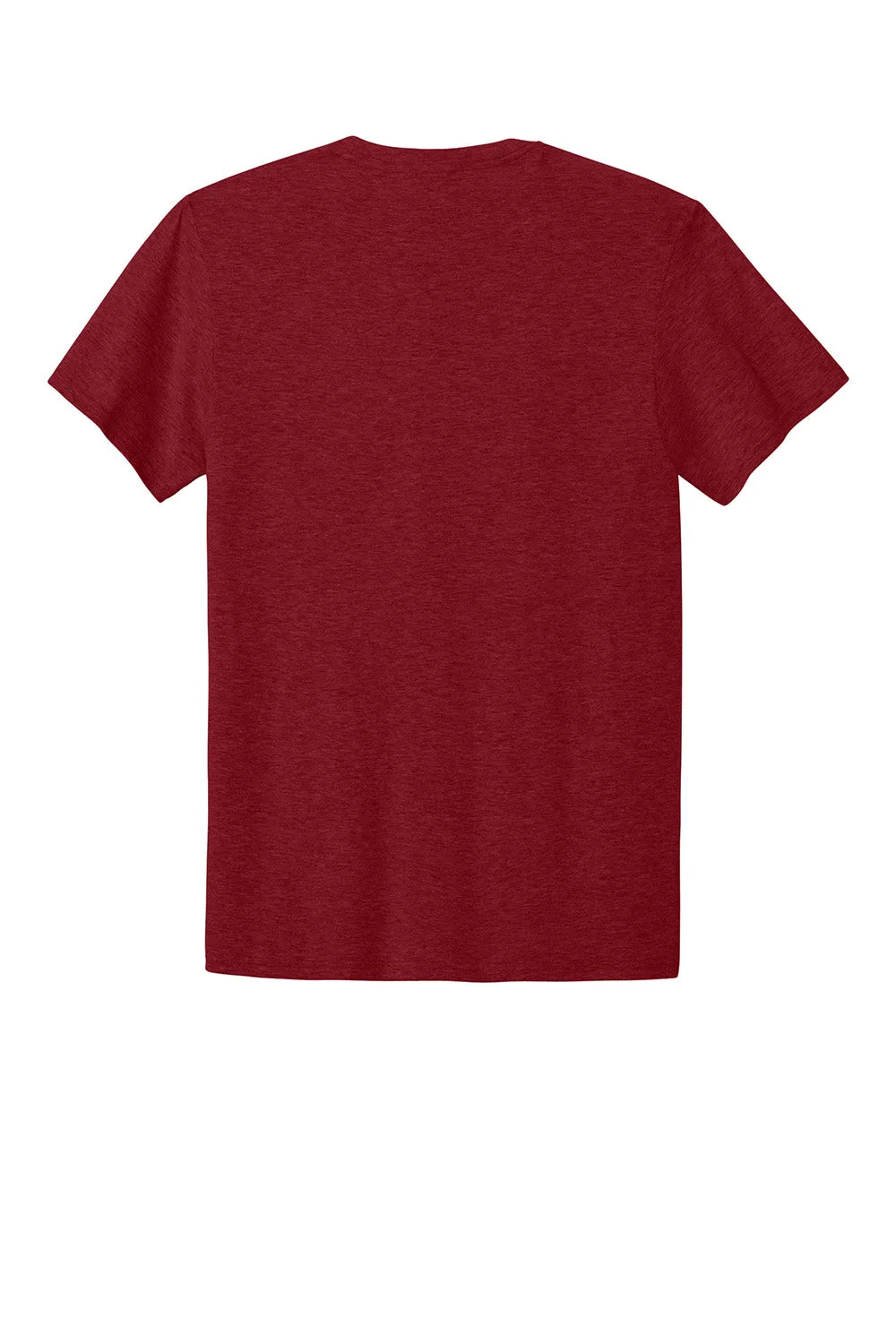 Jerzees Mens Ultimate Short Sleeve Crewneck T-Shirt - Heather Peppered Red