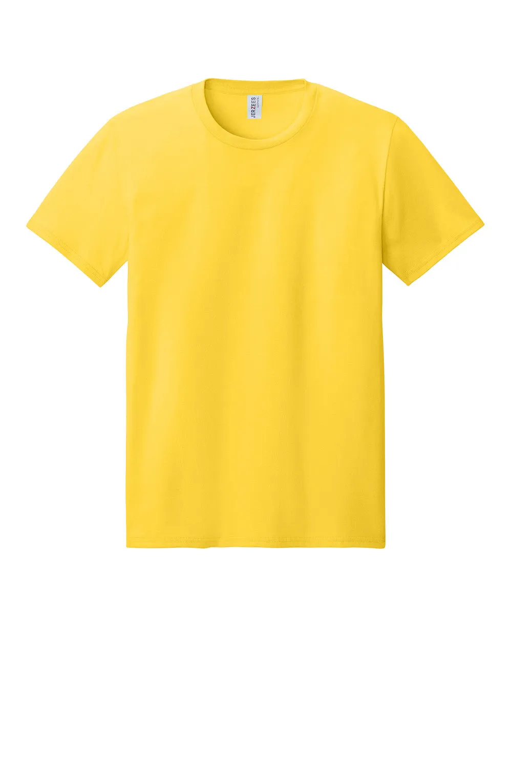 Jerzees Mens Ultimate Short Sleeve Crewneck T-Shirt - Island Yellow