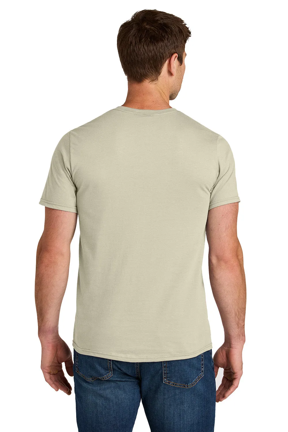 Jerzees Mens Ultimate Short Sleeve Crewneck T-Shirt - Putty Brown