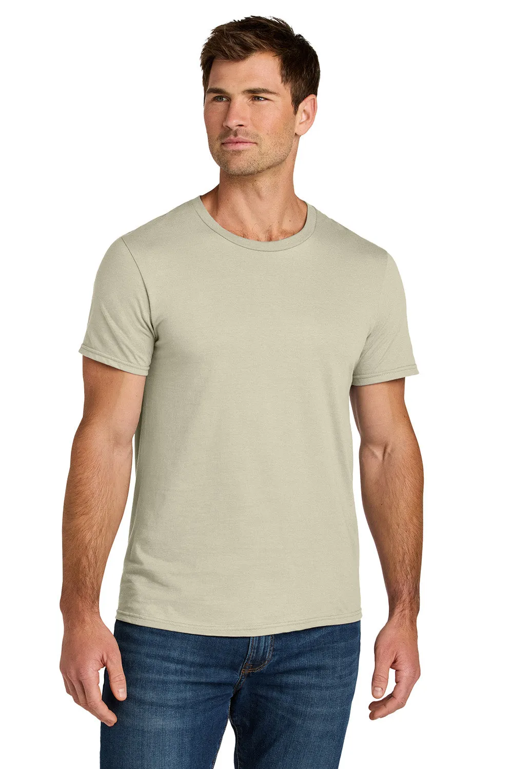 Jerzees Mens Ultimate Short Sleeve Crewneck T-Shirt - Putty Brown