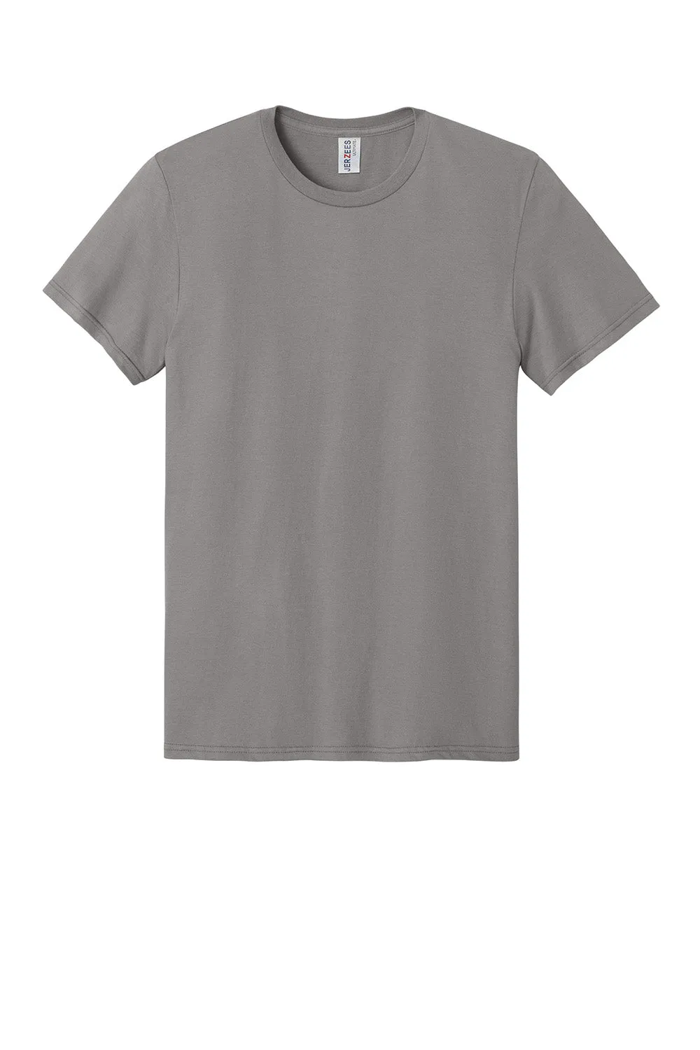 Jerzees Mens Ultimate Short Sleeve Crewneck T-Shirt - Rock Grey
