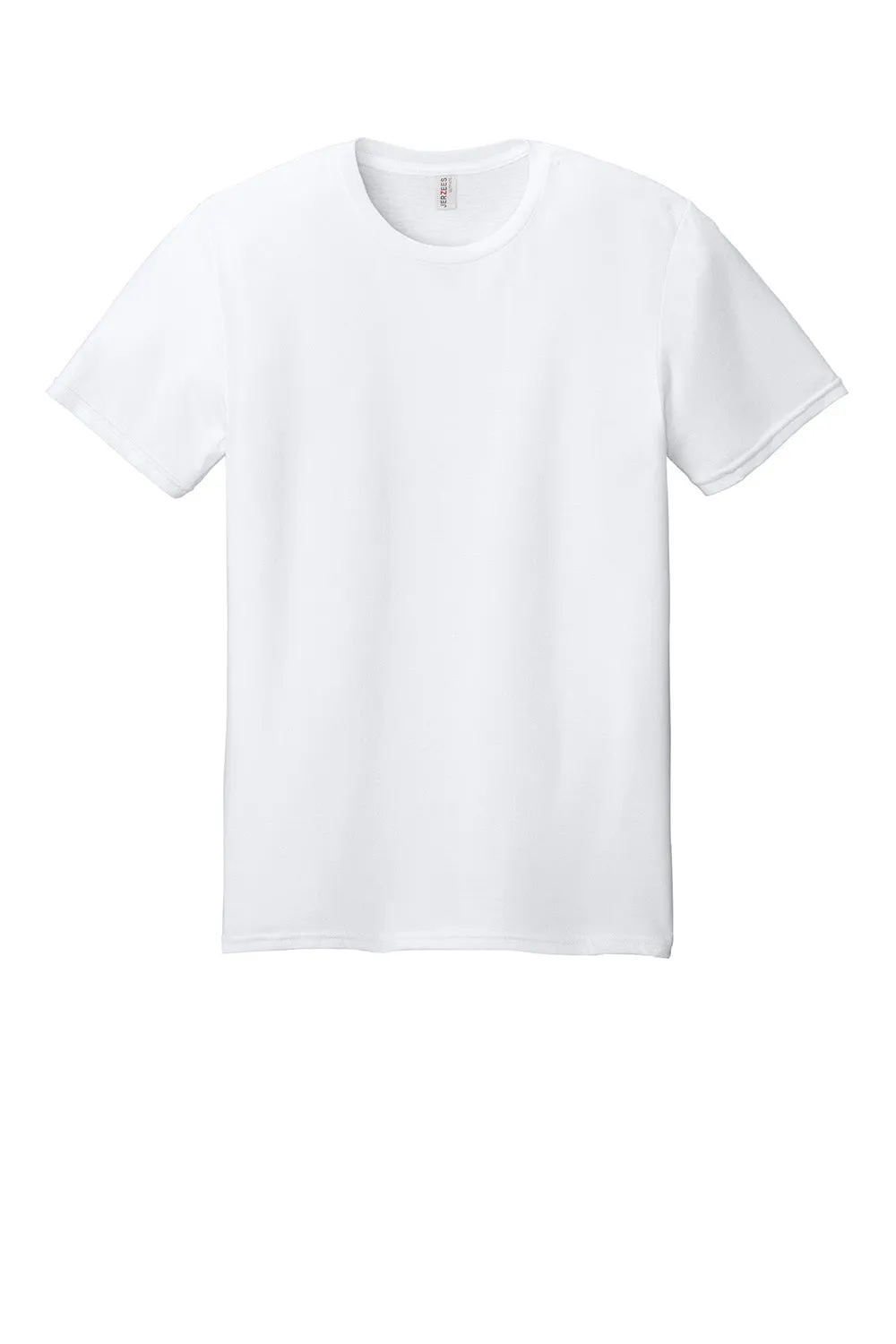 Jerzees Mens Ultimate Short Sleeve Crewneck T-Shirt - White