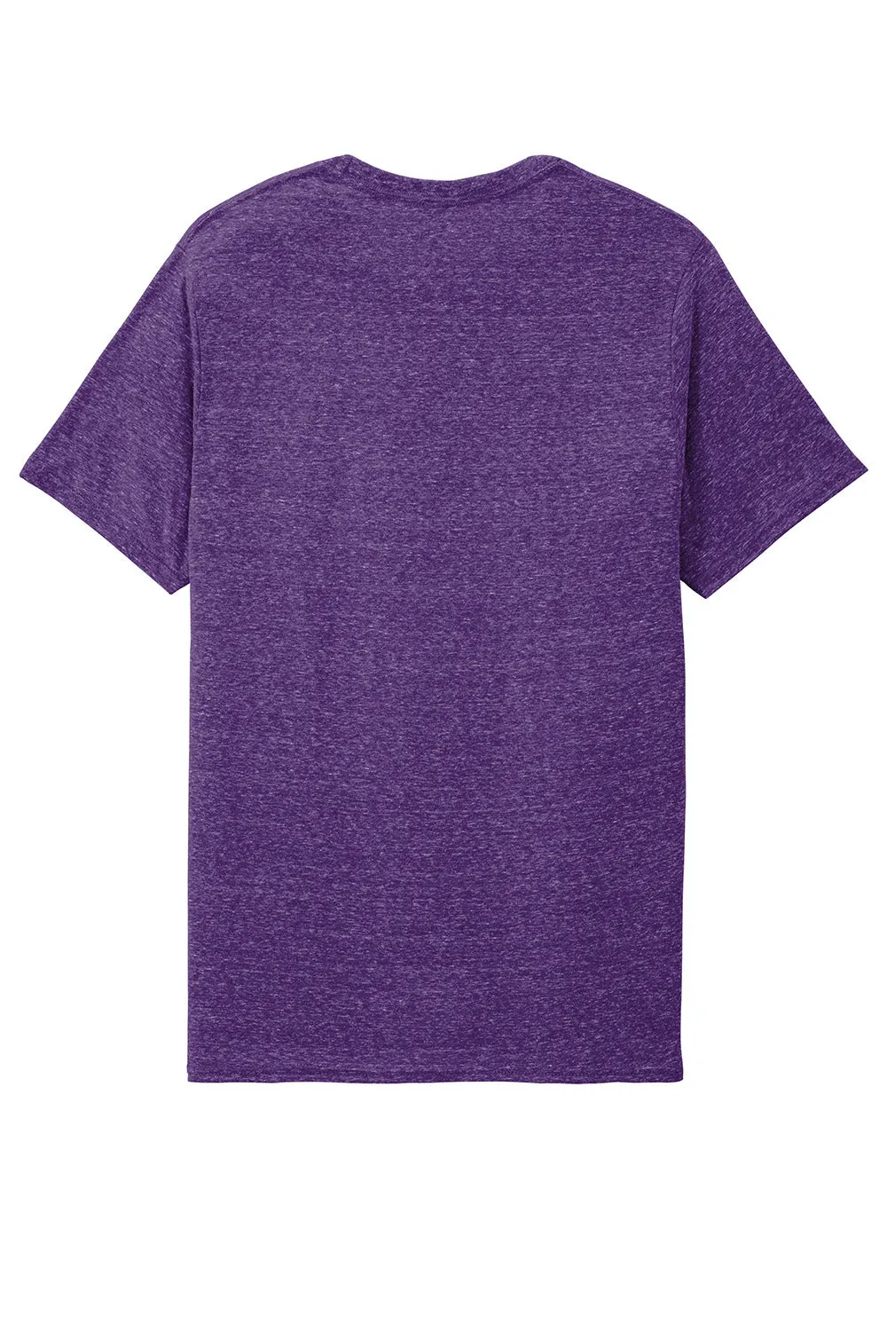 Jerzees Mens Vintage Snow Short Sleeve Crewneck T-Shirt - Heather Purple - Closeout