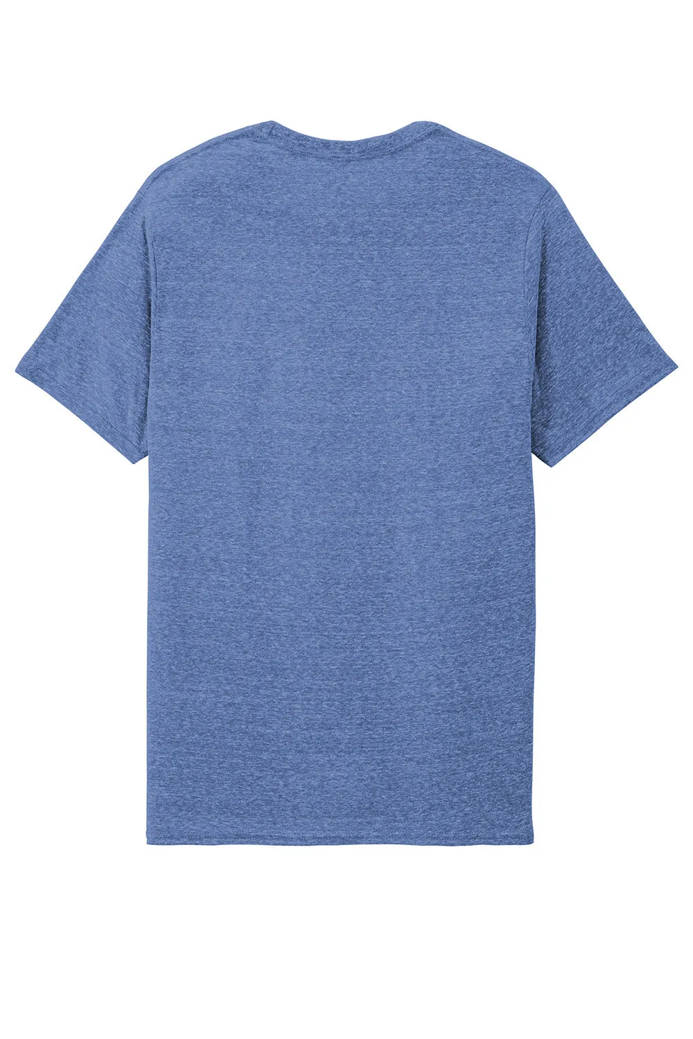 Jerzees Mens Vintage Snow Short Sleeve Crewneck T-Shirt - Heather Royal Blue - Closeout