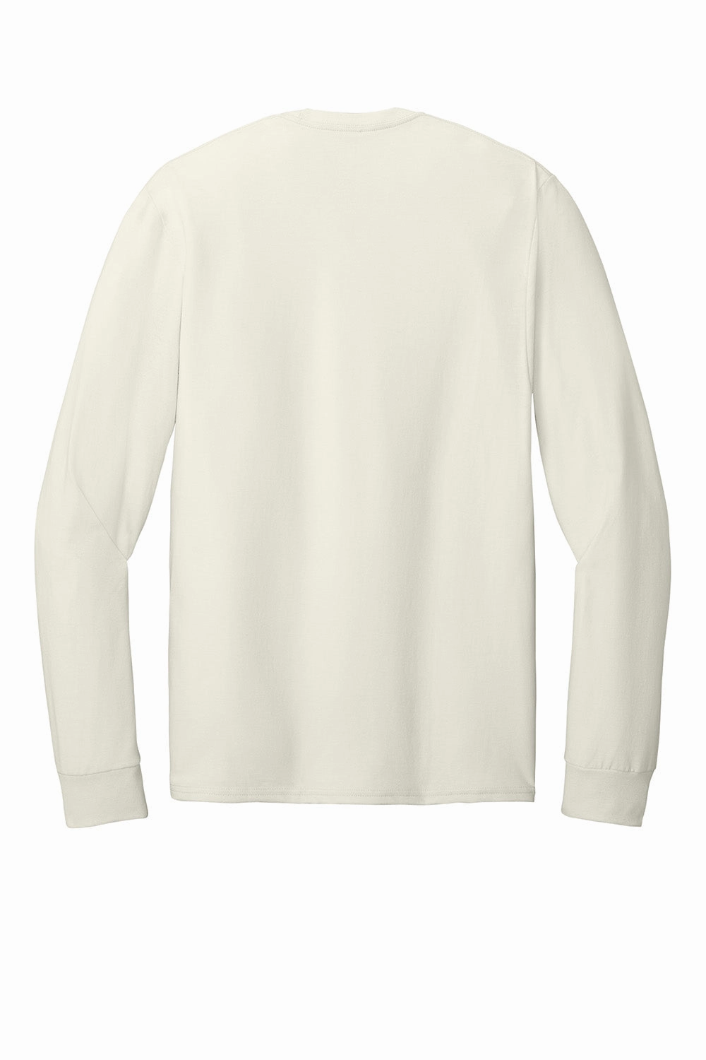 Jerzees Mens Classics Long Sleeve Crewneck T-Shirt - Heather Sweet Cream