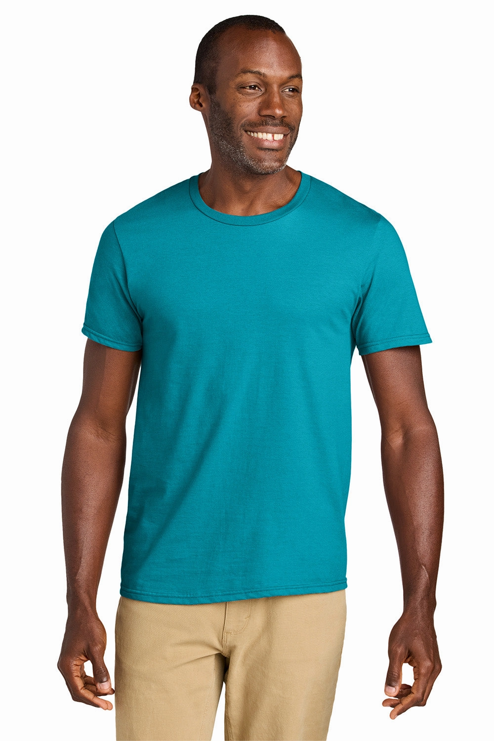 Jerzees Mens Classics Short Sleeve Crewneck T-Shirt - California Blue