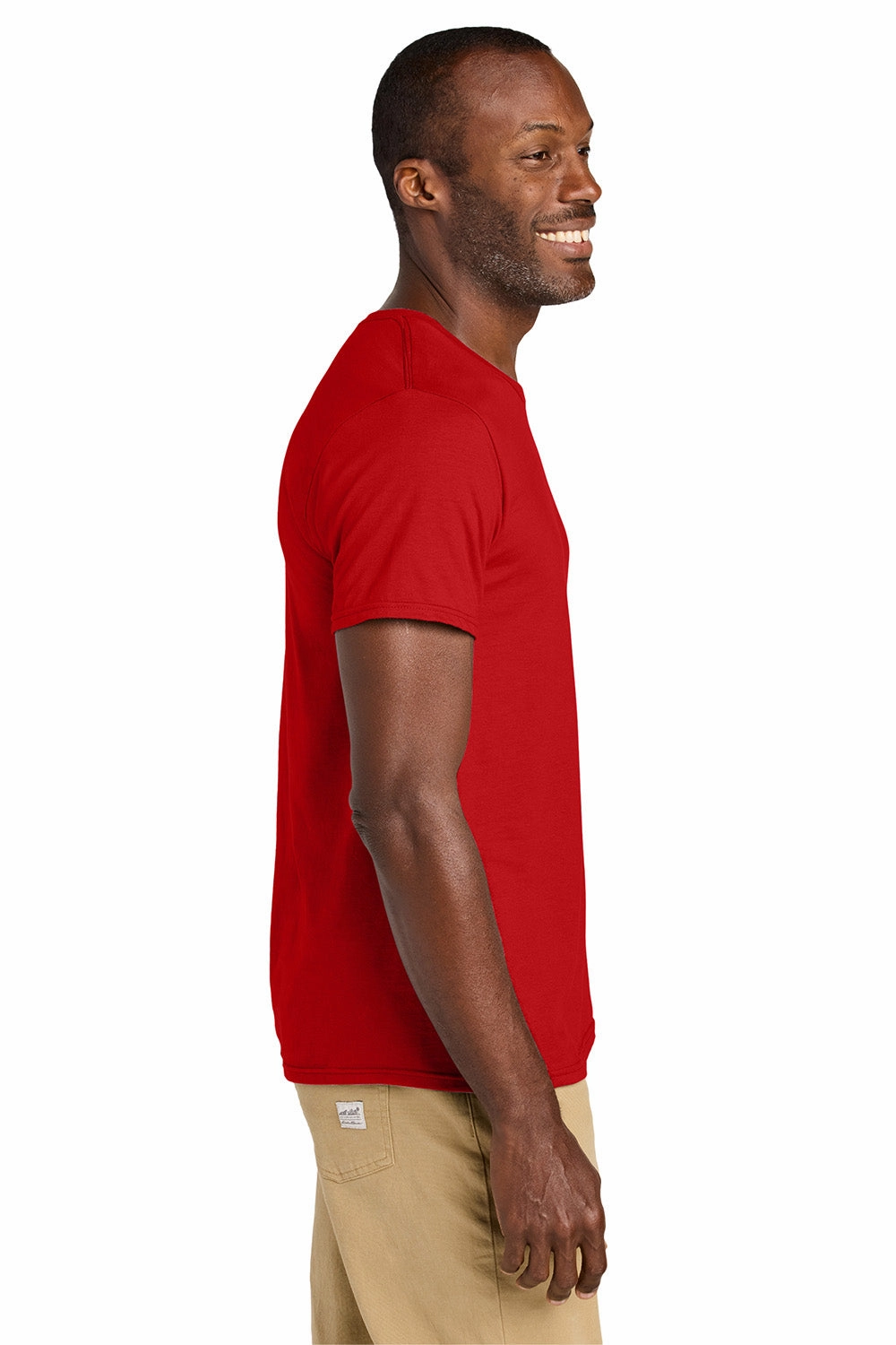 Jerzees Mens Classics Short Sleeve Crewneck T-Shirt - Fiery Red