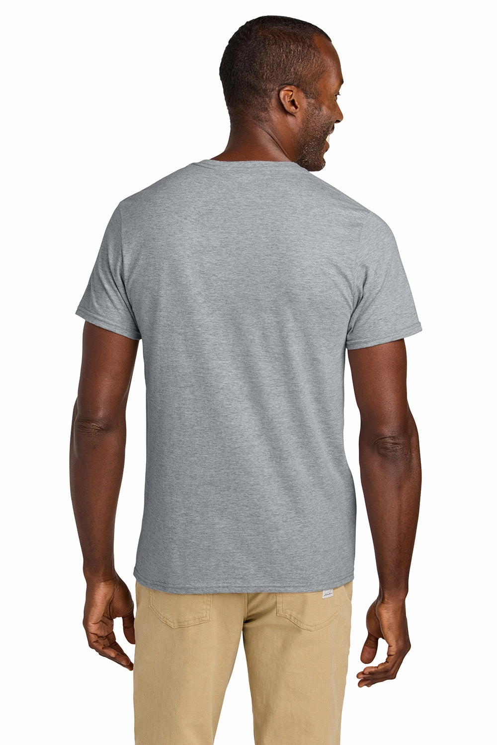 Jerzees Mens Classics Short Sleeve Crewneck T-Shirt - Heather Grey