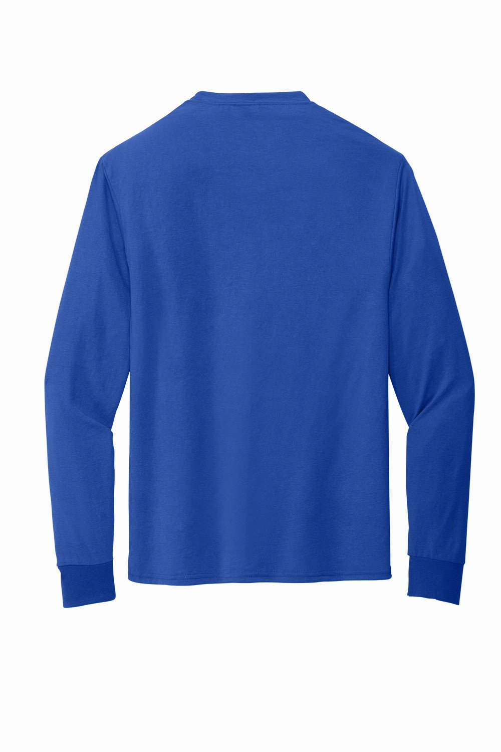 Jerzees Mens Dri-Power Moisture Wicking Long Sleeve Crewneck T-Shirt - Royal Blue