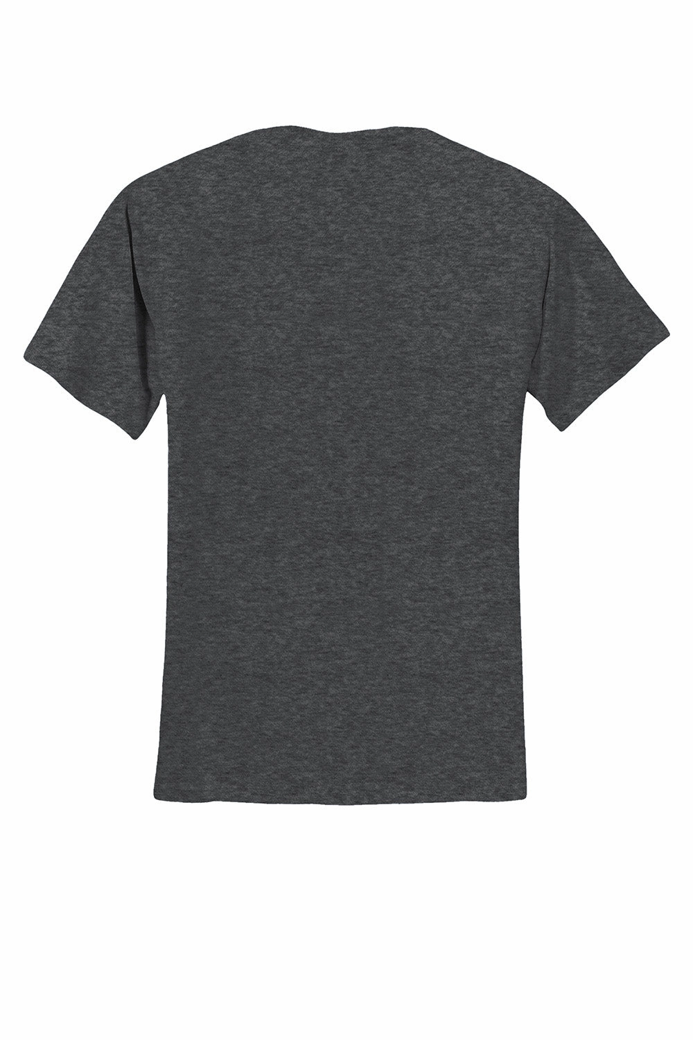 Jerzees Mens Dri-Power Moisture Wicking Short Sleeve Crewneck T-Shirt - Heather Black