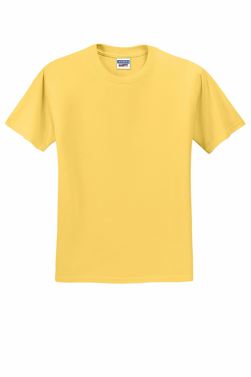 Jerzees Mens Dri-Power Moisture Wicking Short Sleeve Crewneck T-Shirt - Island Yellow