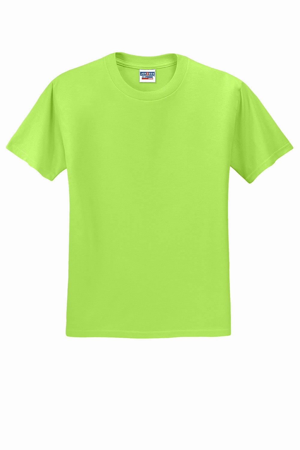 Jerzees Mens Dri-Power Moisture Wicking Short Sleeve Crewneck T-Shirt - Neon Green